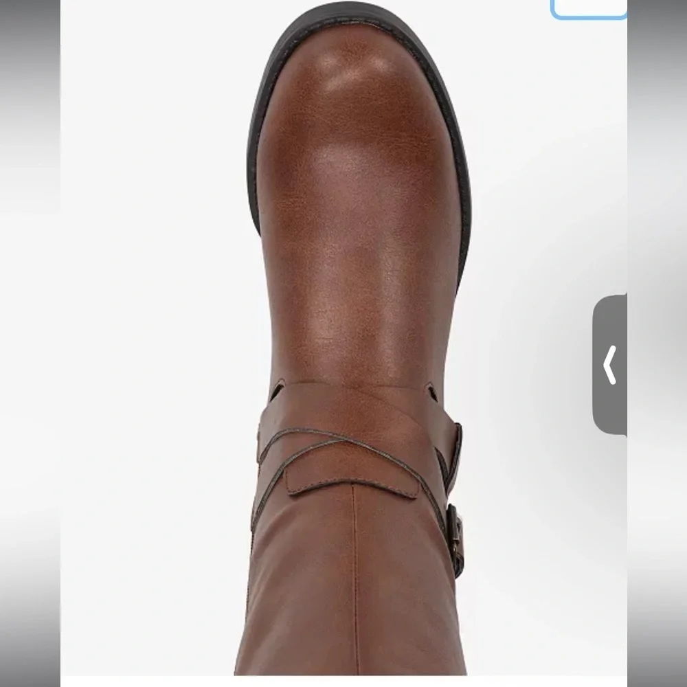 NEW Style &Co Madixe Chestnut Riding Boots - Brown US 10M